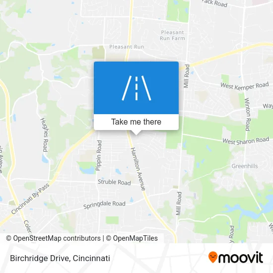 Birchridge Drive map