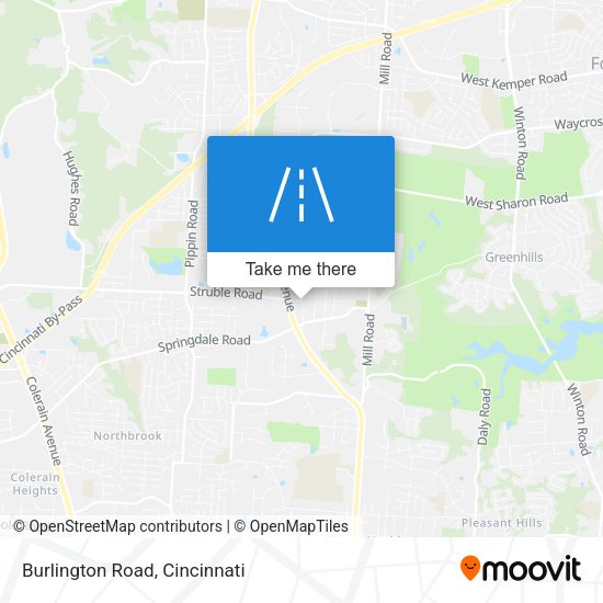 Mapa de Burlington Road