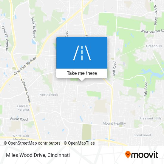 Mapa de Miles Wood Drive