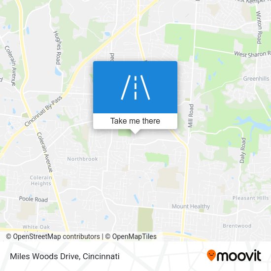 Miles Woods Drive map
