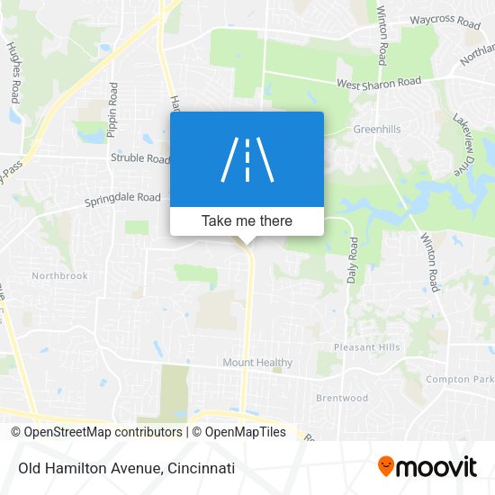 Mapa de Old Hamilton Avenue