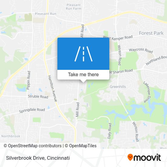 Mapa de Silverbrook Drive