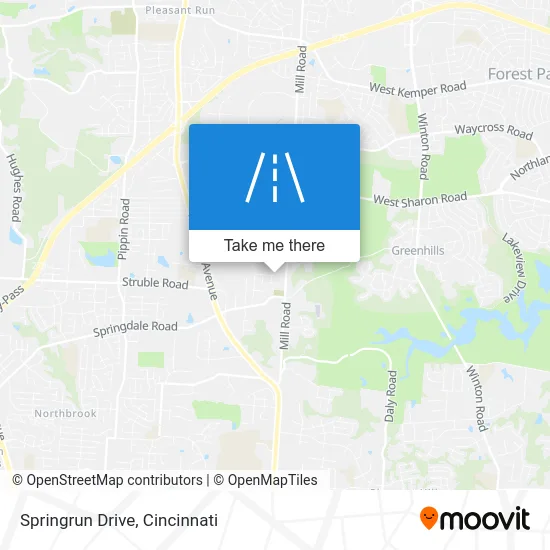 Springrun Drive map