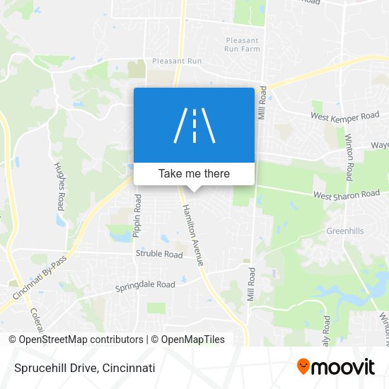 Sprucehill Drive map
