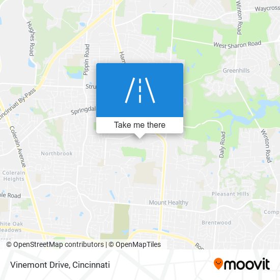 Vinemont Drive map