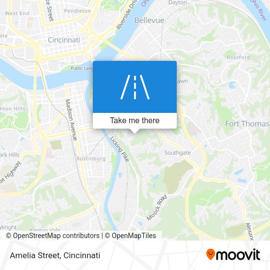 Mapa de Amelia Street