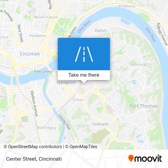 Mapa de Center Street