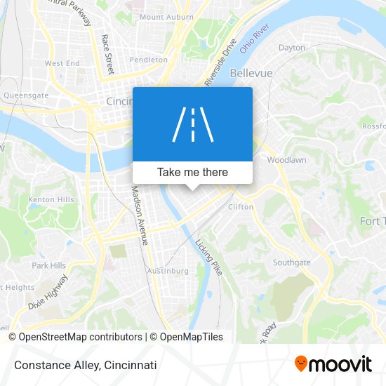 Constance Alley map