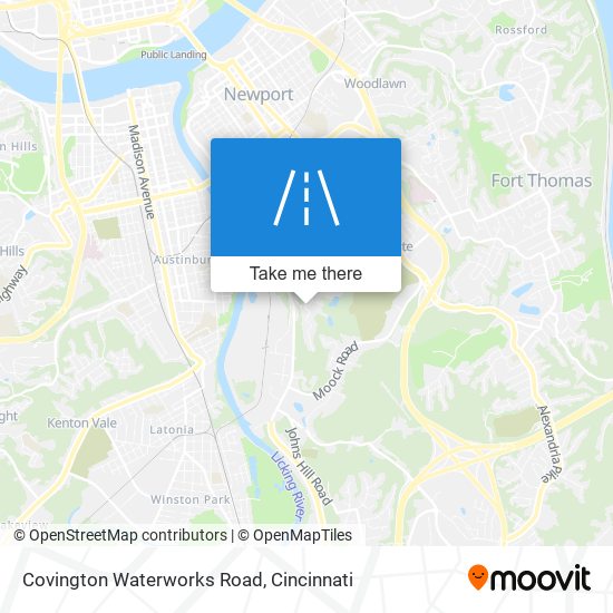Mapa de Covington Waterworks Road