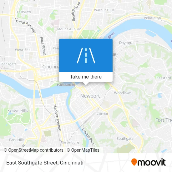 Mapa de East Southgate Street