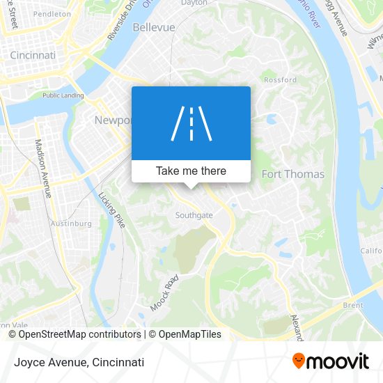 Mapa de Joyce Avenue