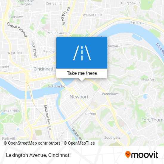 Lexington Avenue map