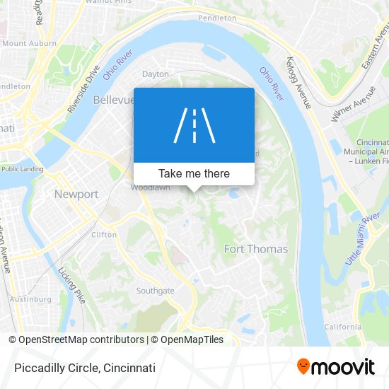 Piccadilly Circle map