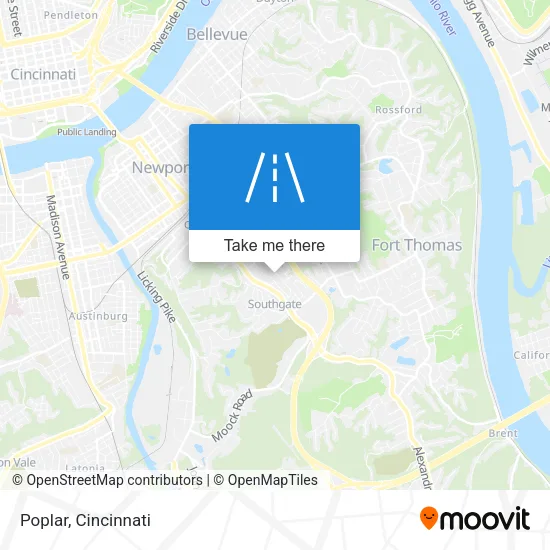 Mapa de Poplar