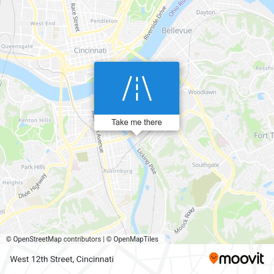 Mapa de West 12th Street