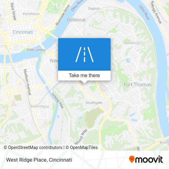 Mapa de West Ridge Place