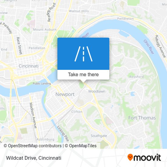 Mapa de Wildcat Drive