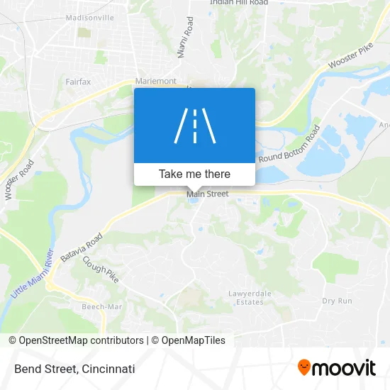 Bend Street map
