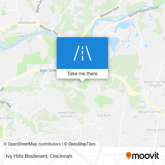 Ivy Hills Boulevard map