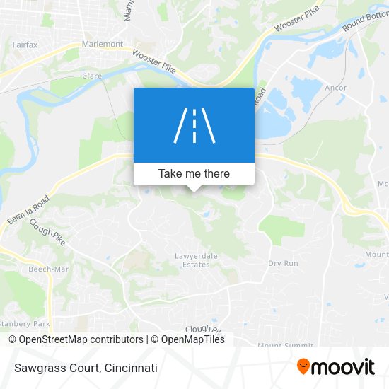 Mapa de Sawgrass Court