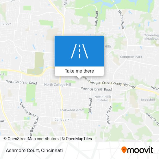 Mapa de Ashmore Court