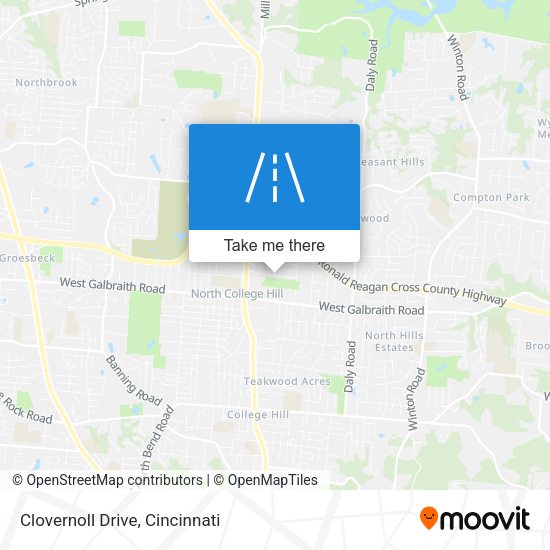 Mapa de Clovernoll Drive