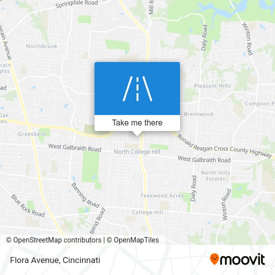 Mapa de Flora Avenue