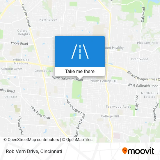 Rob Vern Drive map