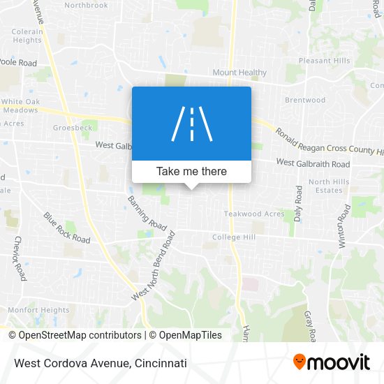 Mapa de West Cordova Avenue
