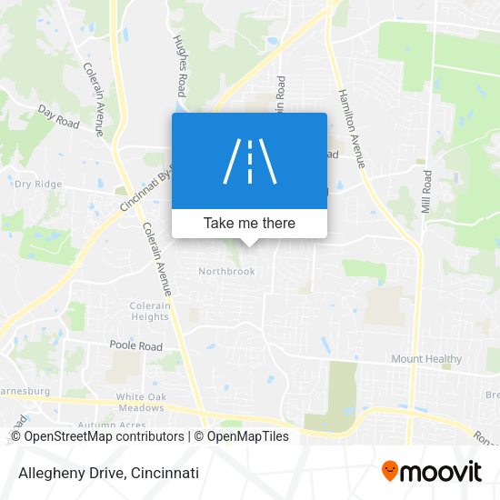 Mapa de Allegheny Drive