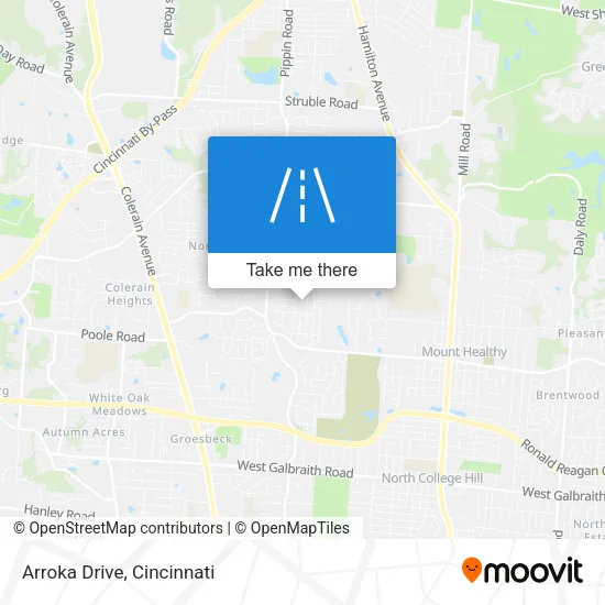 Arroka Drive map