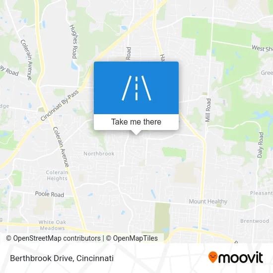 Berthbrook Drive map