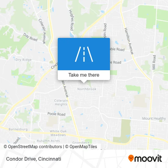 Condor Drive map