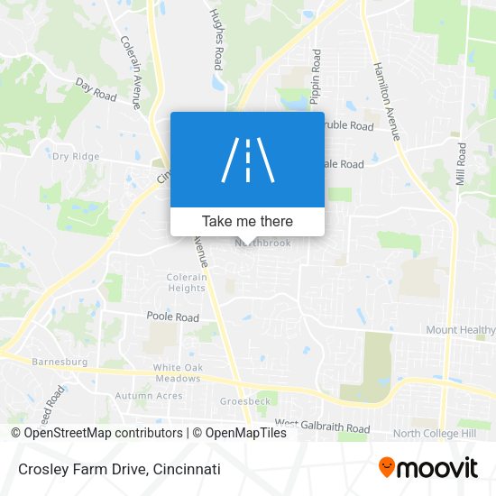 Mapa de Crosley Farm Drive