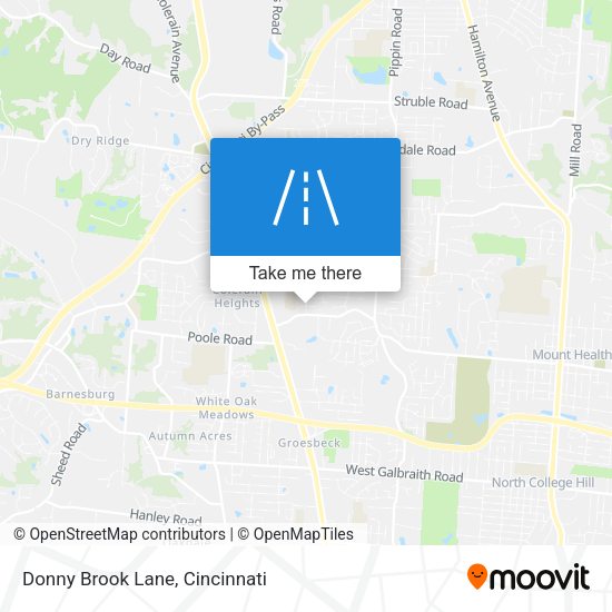 Donny Brook Lane map