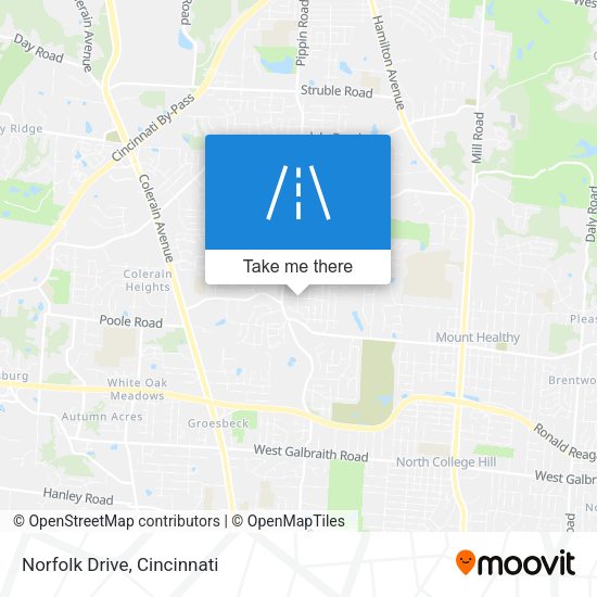 Mapa de Norfolk Drive