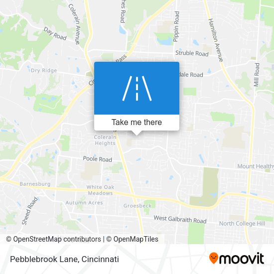 Mapa de Pebblebrook Lane