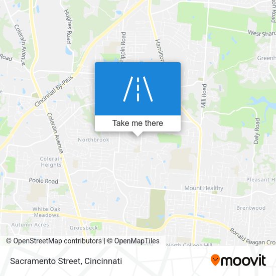 Sacramento Street map