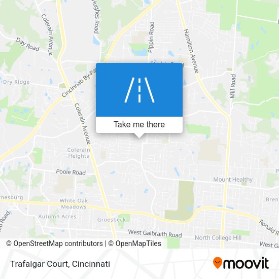 Trafalgar Court map
