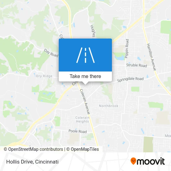 Hollis Drive map