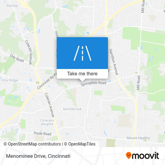 Menominee Drive map