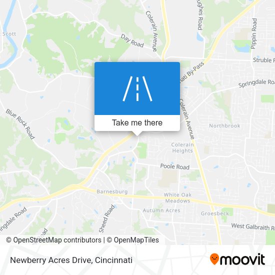 Newberry Acres Drive map
