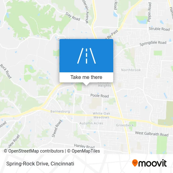 Spring-Rock Drive map