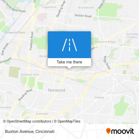 Mapa de Buxton Avenue