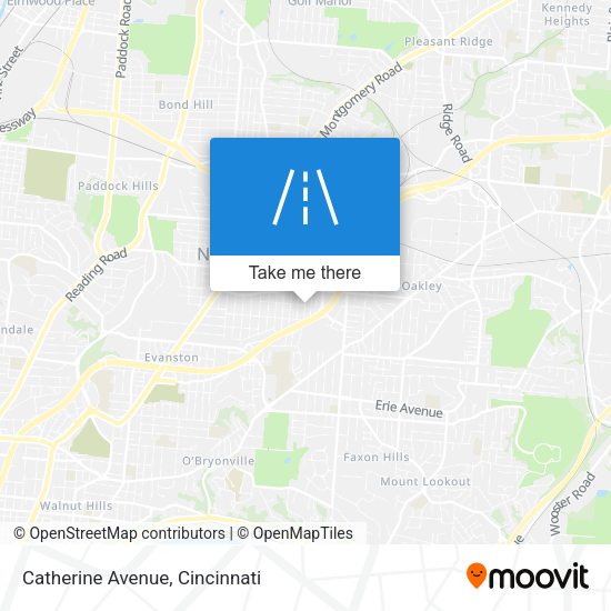 Catherine Avenue map