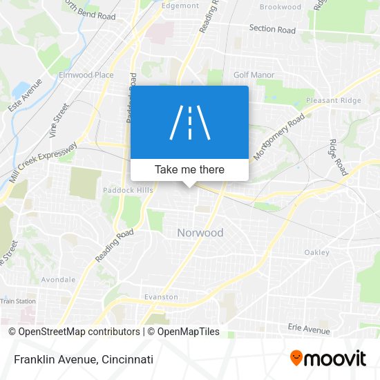 Mapa de Franklin Avenue