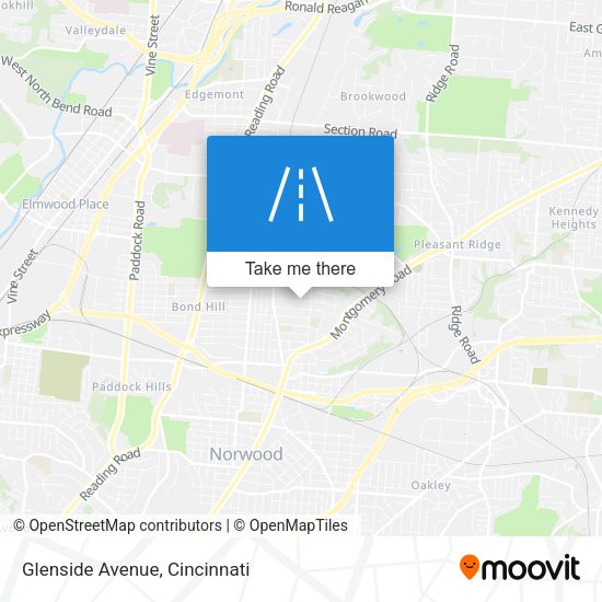 Mapa de Glenside Avenue