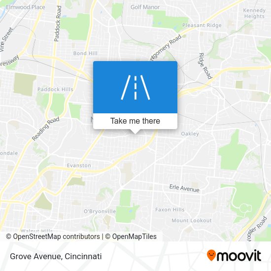 Mapa de Grove Avenue