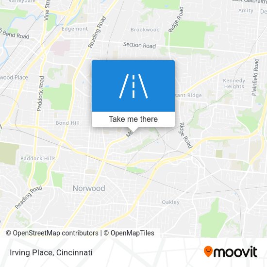 Mapa de Irving Place