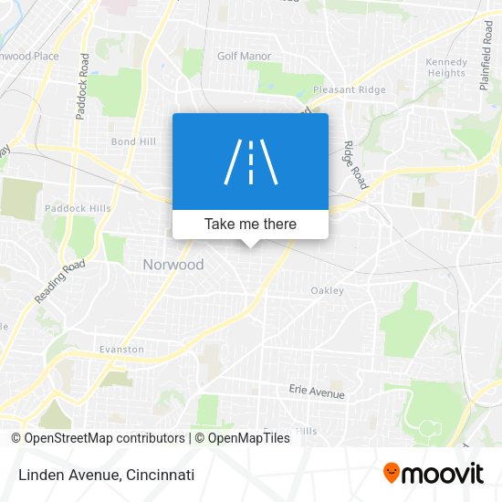 Mapa de Linden Avenue